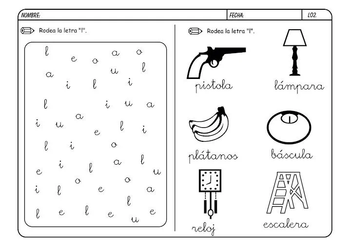 La letra L | l ~ La Eduteca