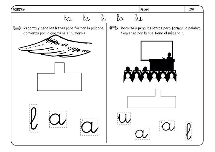 La letra L | l ~ La Eduteca