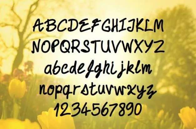 Letra escrita a mano | Descargar PSD gratis Letra escrita a mano | Descargar PSD gratis