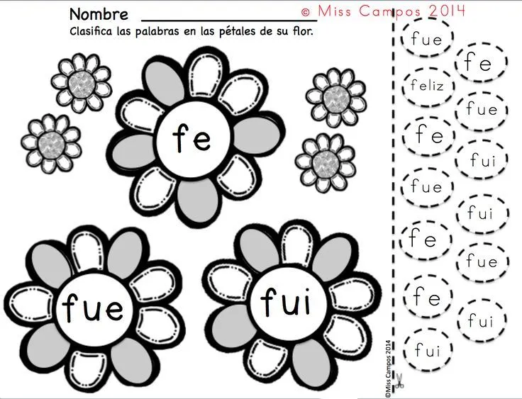 La Letra F f - ( fa, fe, fi, fo, fu ) BUNDLE