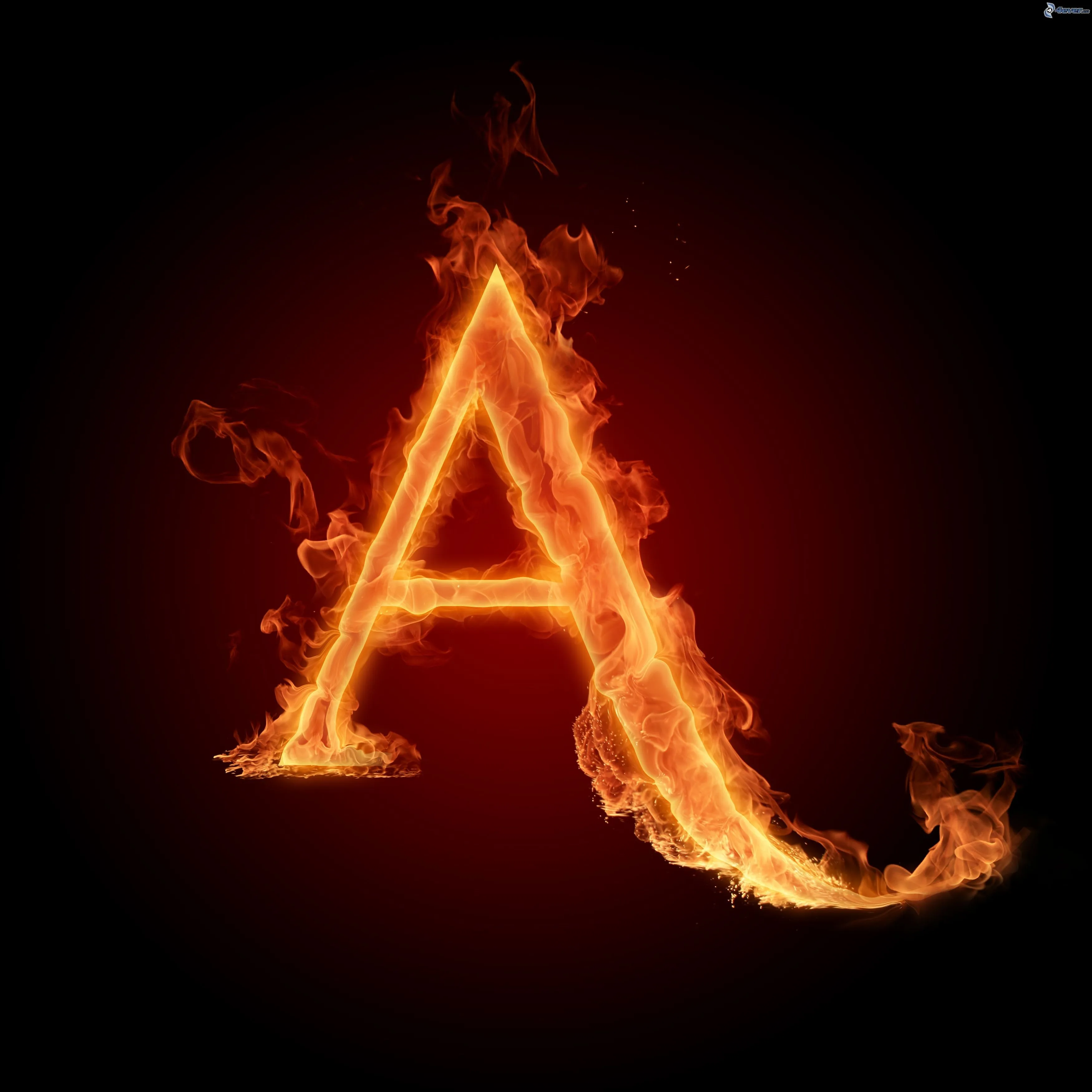 Letra en fuego