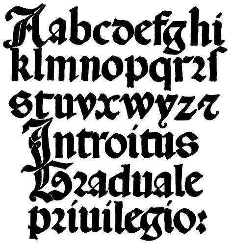 Letras góticas - Imagui