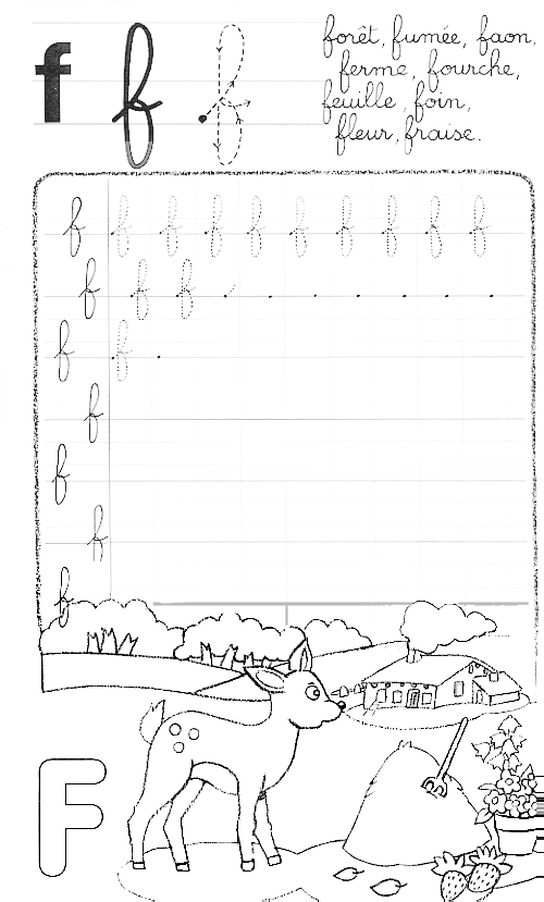 Letra F para colorear con dibujos - Imagui Letra F para colorear con dibujos - Imagui
