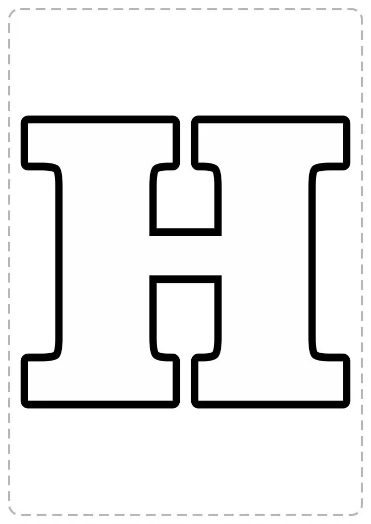 letra h para imprimir | Letras abecedario para imprimir, Moldes de letras abecedario, Moldes letras para imprimir letra h para imprimir | Letras abecedario para imprimir, Moldes de letras abecedario, Moldes letras para imprimir