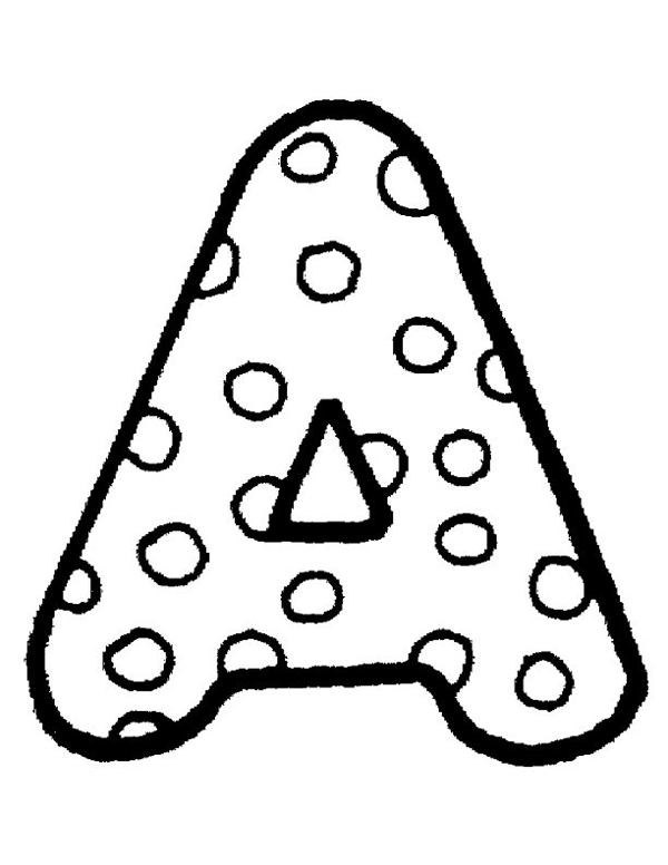 Letra por letra para colorear - Imagui