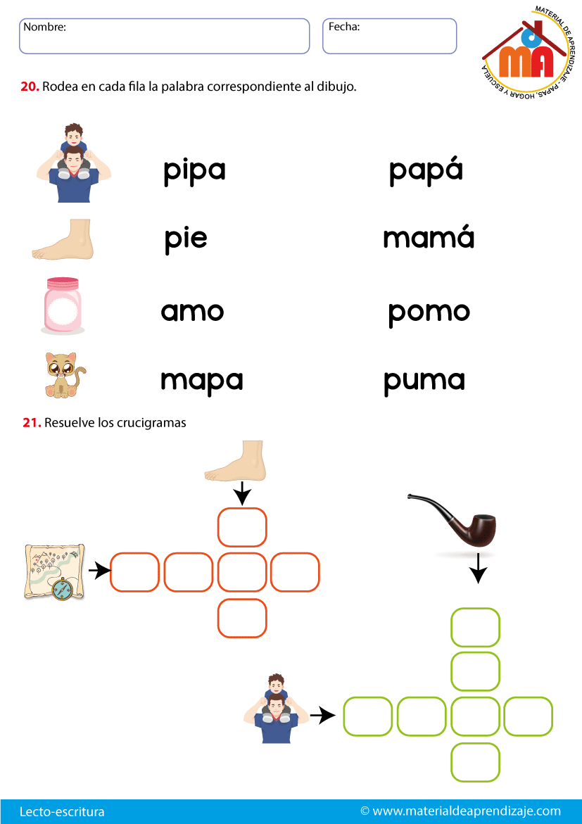 La letra P: Lecto-escritura - Material de Aprendizaje La letra P: Lecto-escritura - Material de Aprendizaje