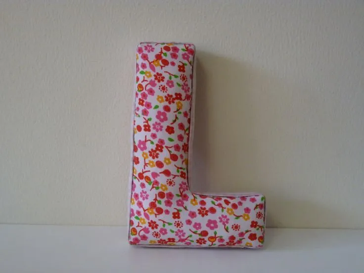 Letra "A" decorada con tela | Letras decoradas yo misma | Pinterest Letra "A" decorada con tela | Letras decoradas yo misma | Pinterest