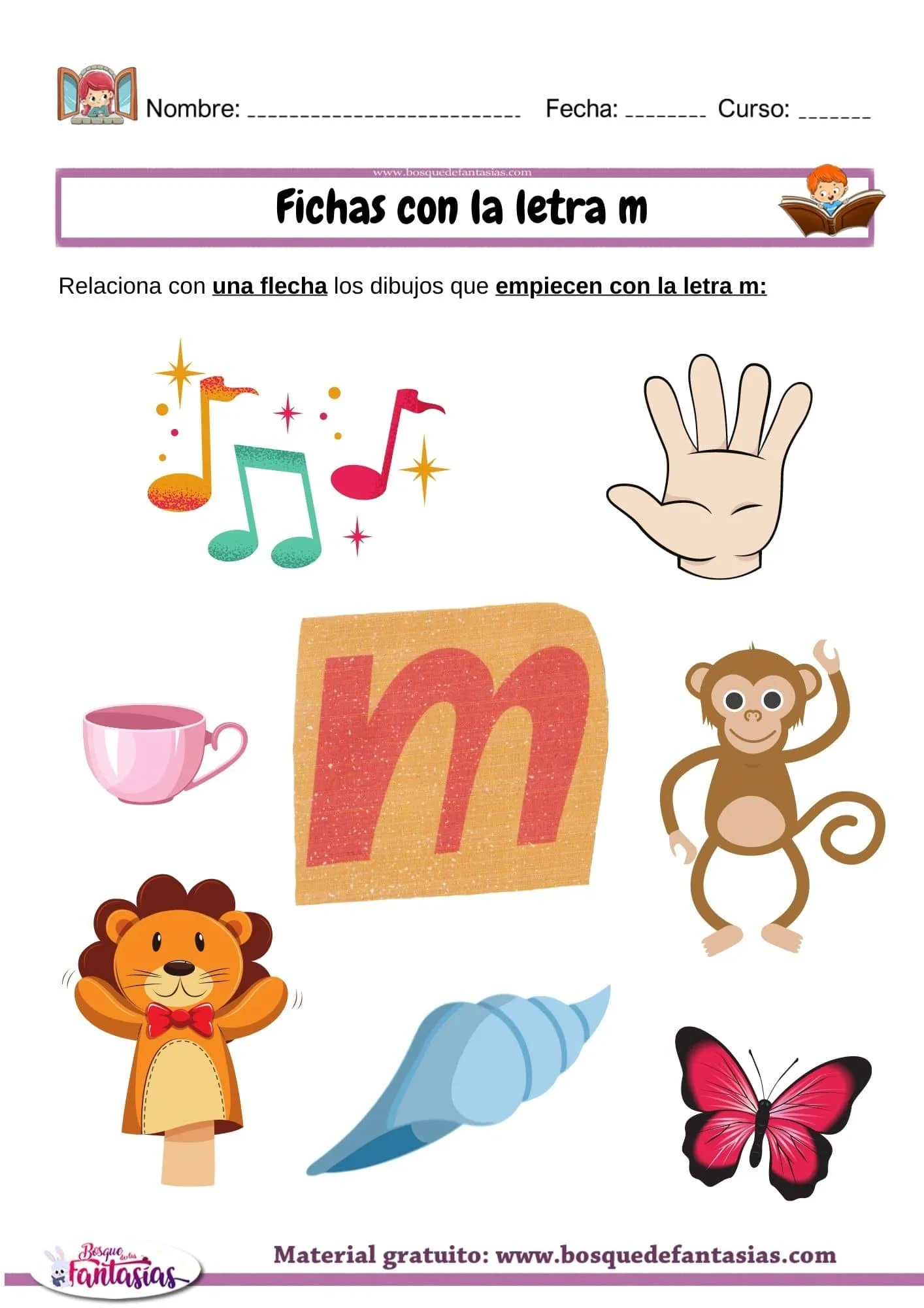 letra m relacionar con dibujos - Juegos infantiles letra m relacionar con dibujos - Juegos infantiles