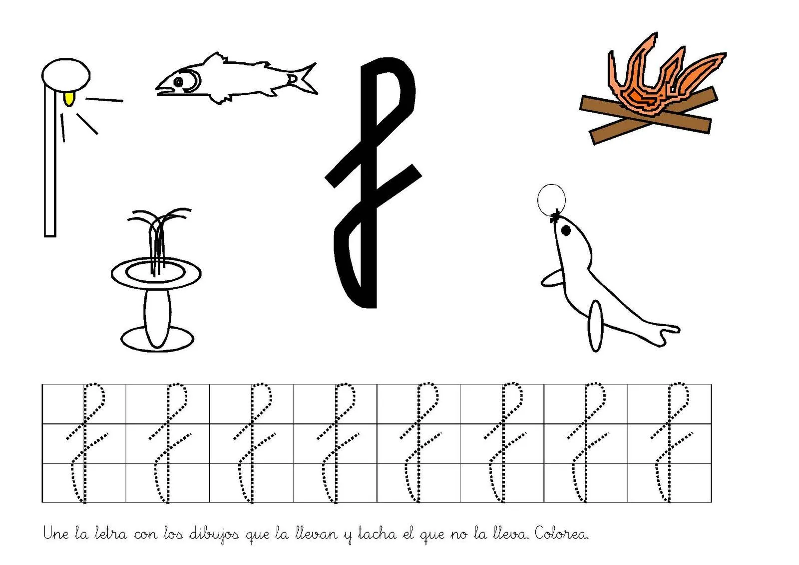Letra F | Un rincón en casa Letra F | Un rincón en casa