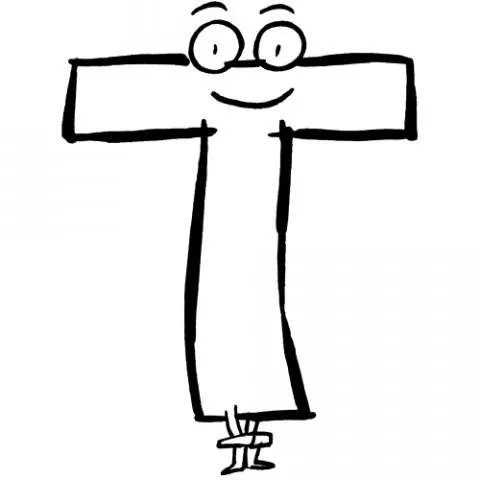 Dibujo de la letra t para colorear - Imagui