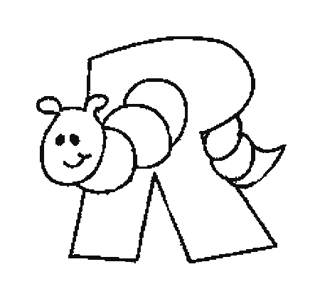 Abecedario de Animales Letra R ~ Dibujos para Colorear Infantil Abecedario de Animales Letra R ~ Dibujos para Colorear Infantil