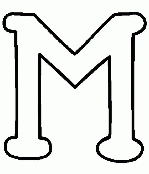letras del abecedario la L y la M | pintar y colorear letras del abecedario la L y la M | pintar y colorear