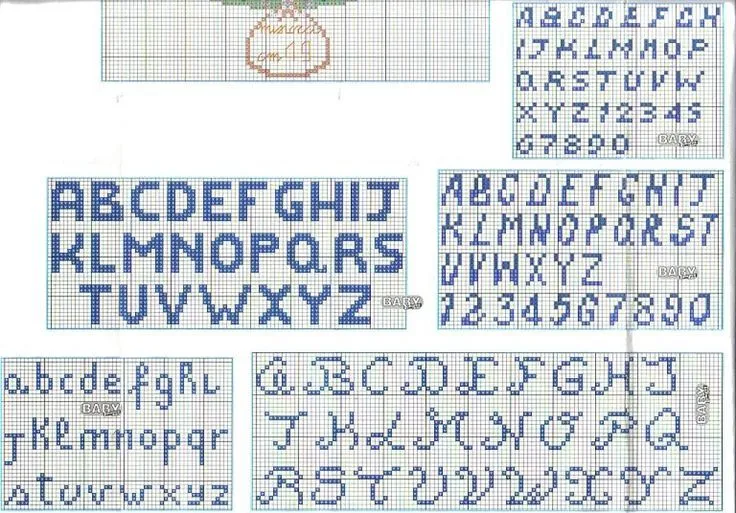 Letras para baberos | Aprender manualidades es facilisimo.com ... Letras para baberos | Aprender manualidades es facilisimo.com ...