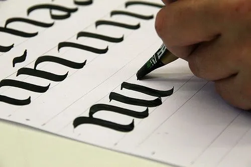 letras caligrafia « La Tipografia