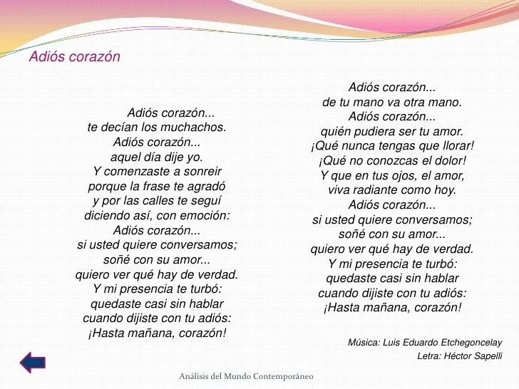 Letras De Canciones