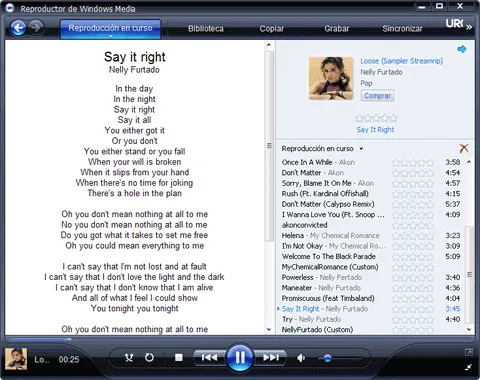 Las letras de tus canciones en Winamp y Media player Las letras de tus canciones en Winamp y Media player