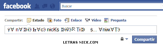 como hacer letras cholas de Facebook