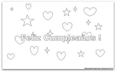 Letras feliz cumpleaños para colorear - Imagui Letras feliz cumpleaños para colorear - Imagui