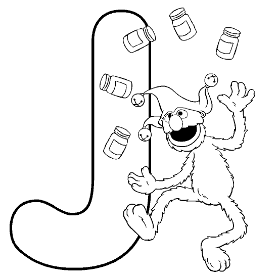 Letras para colorear, letra J | Dibujos para colorear e imprimir ... Letras para colorear, letra J | Dibujos para colorear e imprimir ...