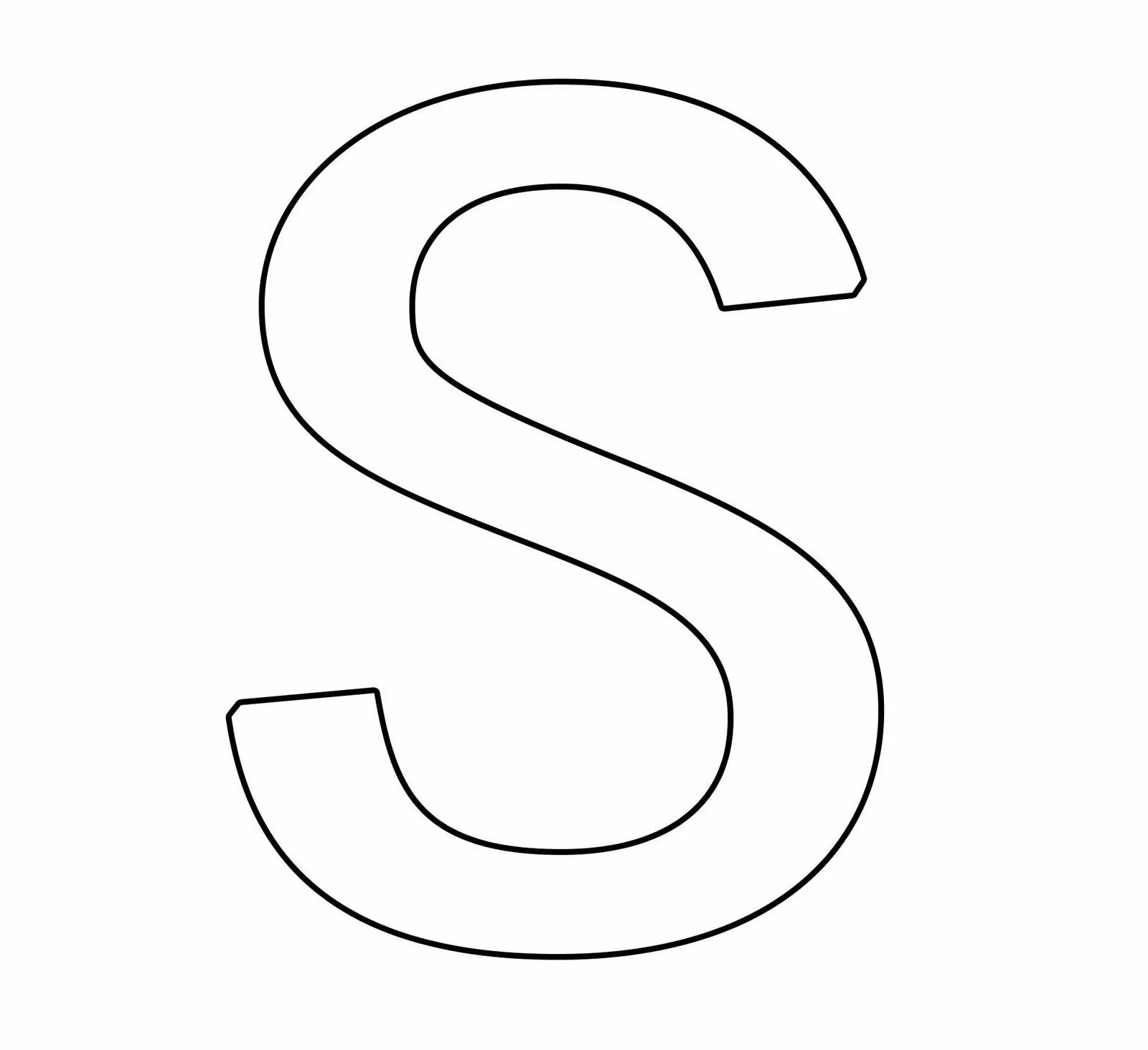 Letras para colorear en mayúsculas - Imagui