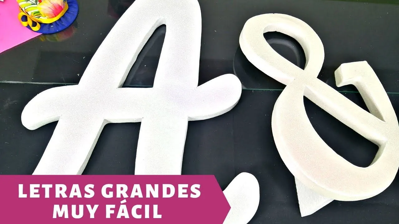 LETRAS GRANDES PARA DECORAR ESPACIOS (FÁCILES Y HERMOSAS) foami y unicel - YouTube LETRAS GRANDES PARA DECORAR ESPACIOS (FÁCILES Y HERMOSAS) foami y unicel - YouTube