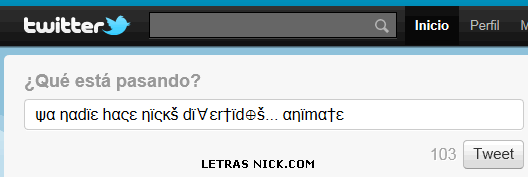 Letras raras para facebook - letras nick