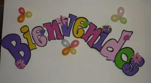 Letras en foami bienvenidos - Imagui | Foami para Inspirar | Pinterest Letras en foami bienvenidos - Imagui | Foami para Inspirar | Pinterest