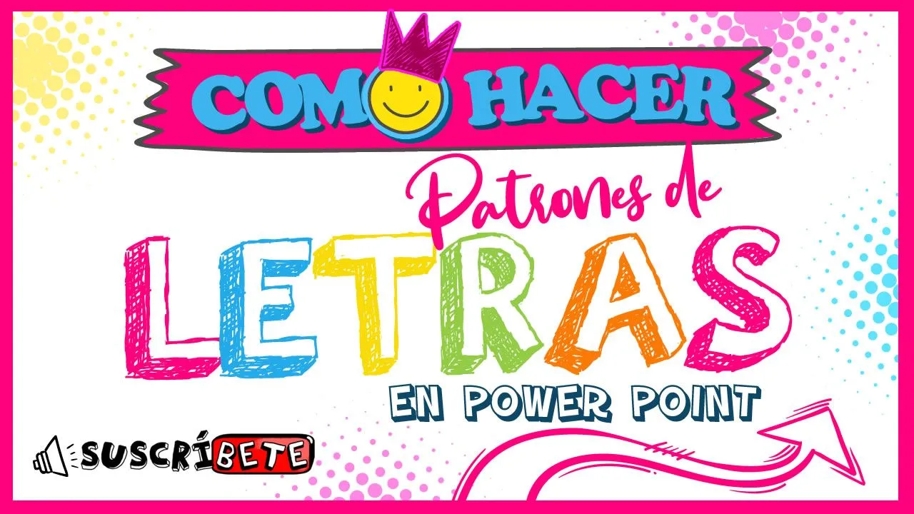 LETRAS en FOAMI ▷ Paso 1° ◁ Haciendo el Patrón en PowerPoint LETRAS en FOAMI ▷ Paso 1° ◁ Haciendo el Patrón en PowerPoint