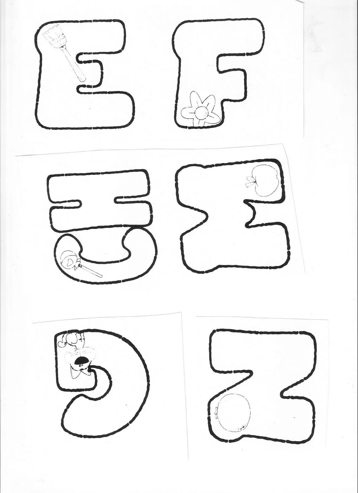 Como hacer letras con fomi - Imagui