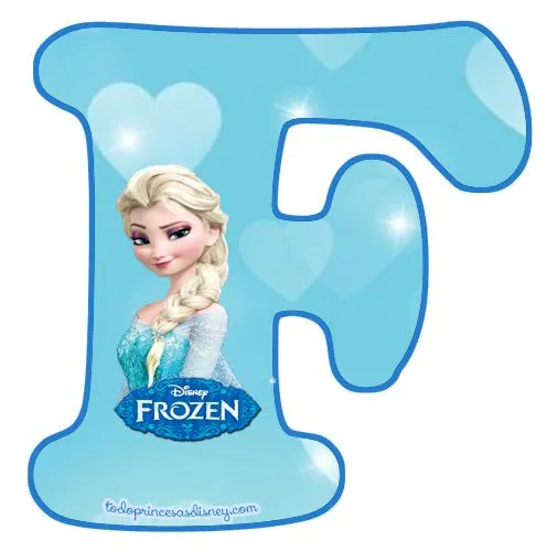Letras de Frozen Abecedario completo para descargar gratis | Princesas Disney Letras de Frozen Abecedario completo para descargar gratis | Princesas Disney