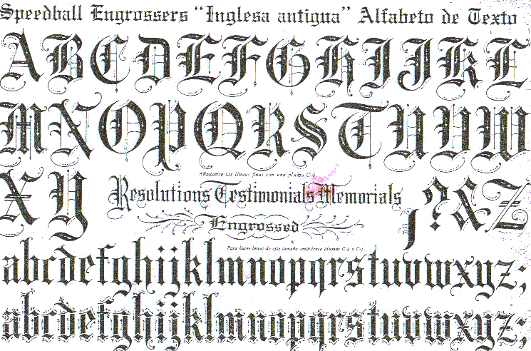 Letras goticas para descargar - Imagui