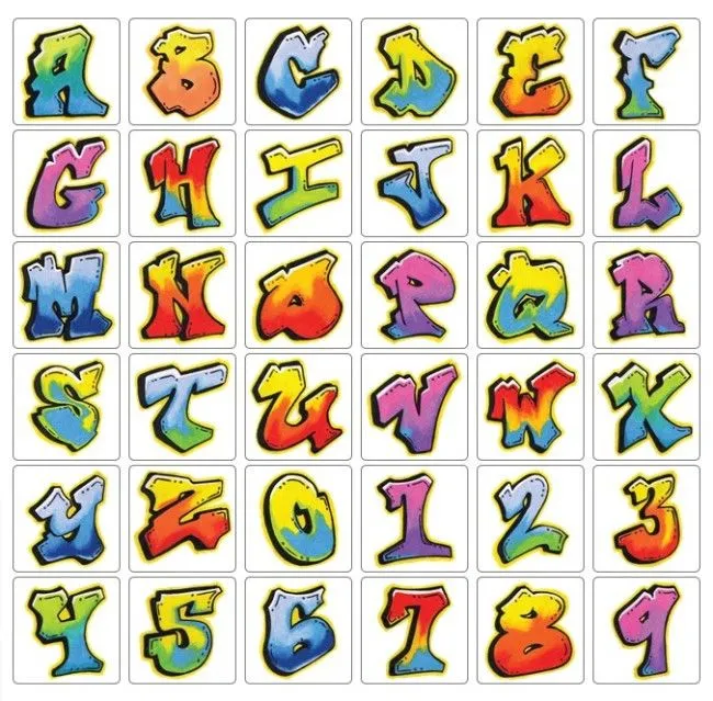 Letras de la a a la z en graffiti - Imagui