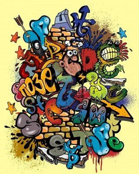 Letras para graffitis abecedario dificil - Imagui