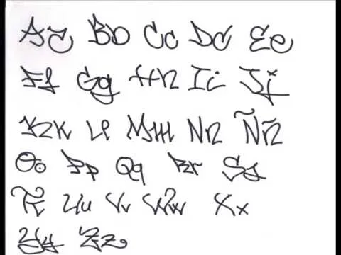 graffiti abecedario - YouTube