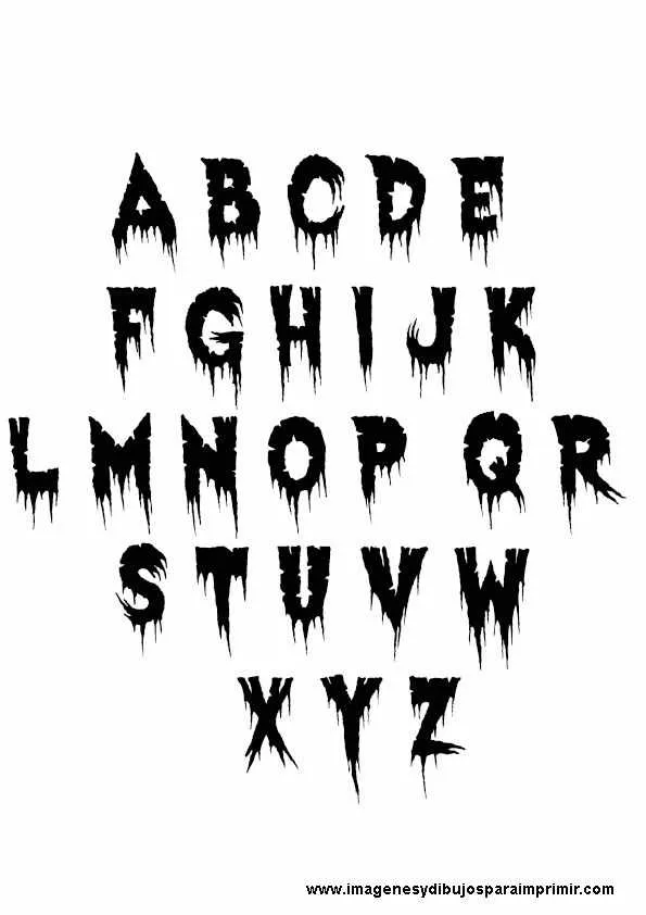 Letras de halloween para imprimir-Colorear dibujos,letras, Actividades infantiles Letras de halloween para imprimir-Colorear dibujos,letras, Actividades infantiles