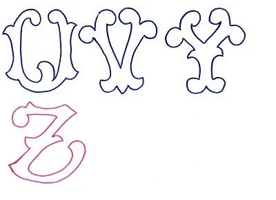 Abecedario Letras Raras | ExpoImages.
