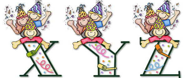 Letras de Cumpleaños para imprimir | Dibujos para Niños