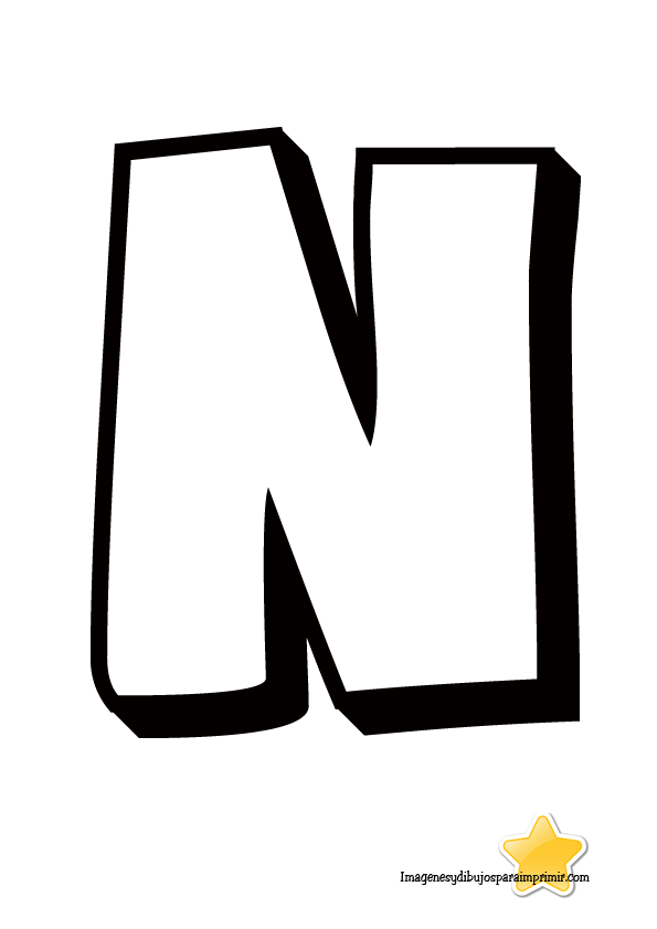 Letras grandes para imprimir - Imagui