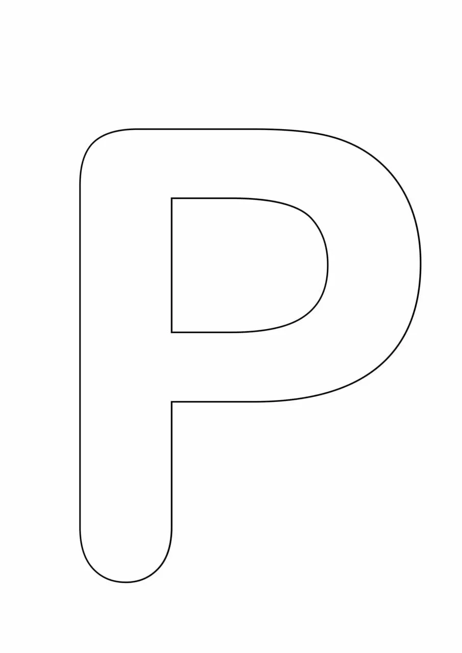 Letras grandes para imprimir - moldes e ideias de atividades Letras grandes para imprimir - moldes e ideias de atividades