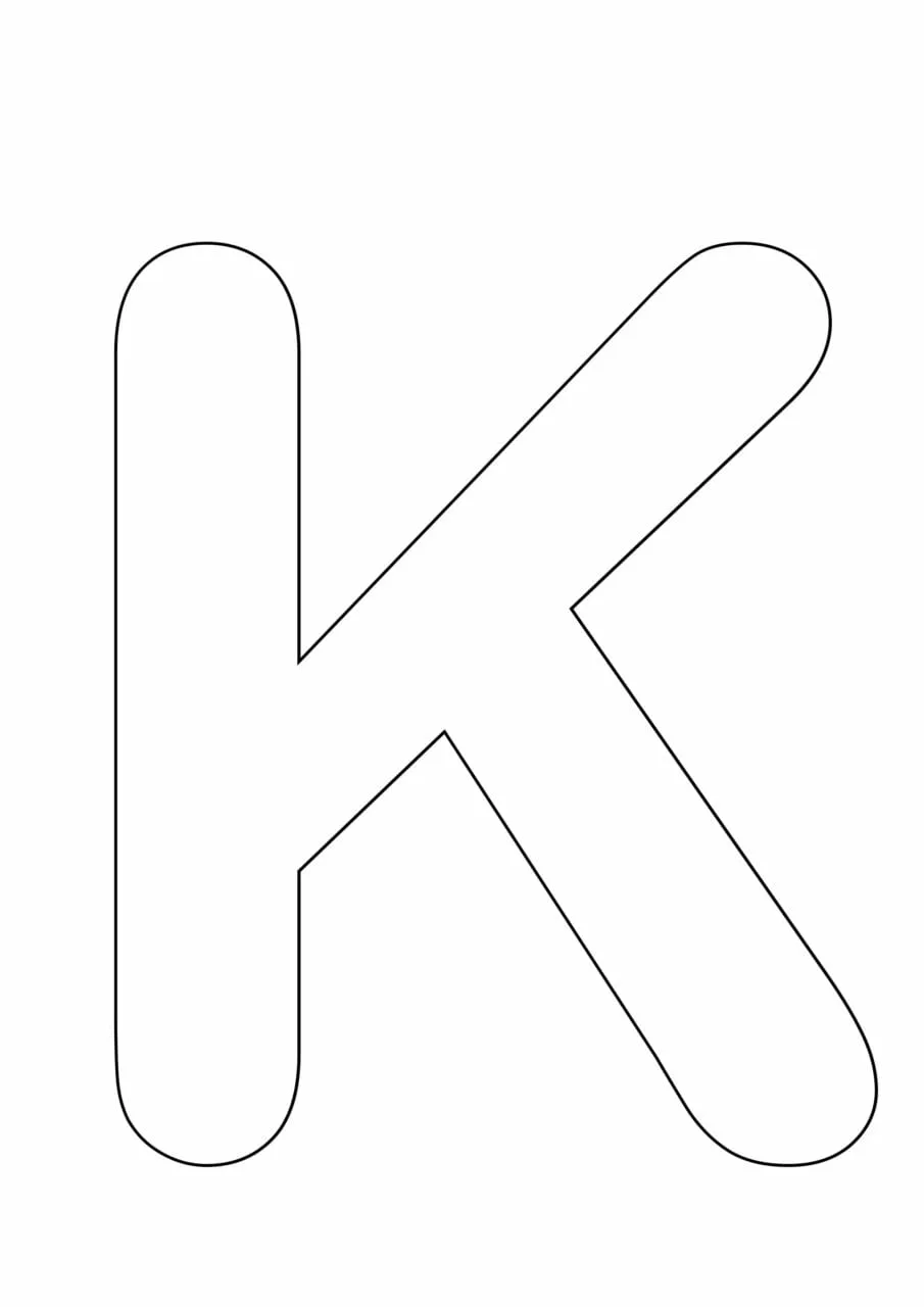Letras grandes para imprimir - moldes e ideias de atividades Letras grandes para imprimir - moldes e ideias de atividades