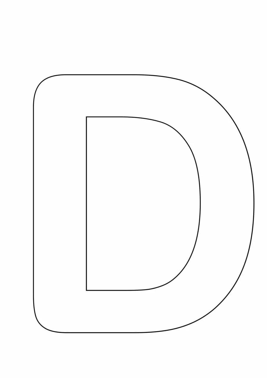 Letras grandes para imprimir - moldes e ideias de atividades Letras grandes para imprimir - moldes e ideias de atividades