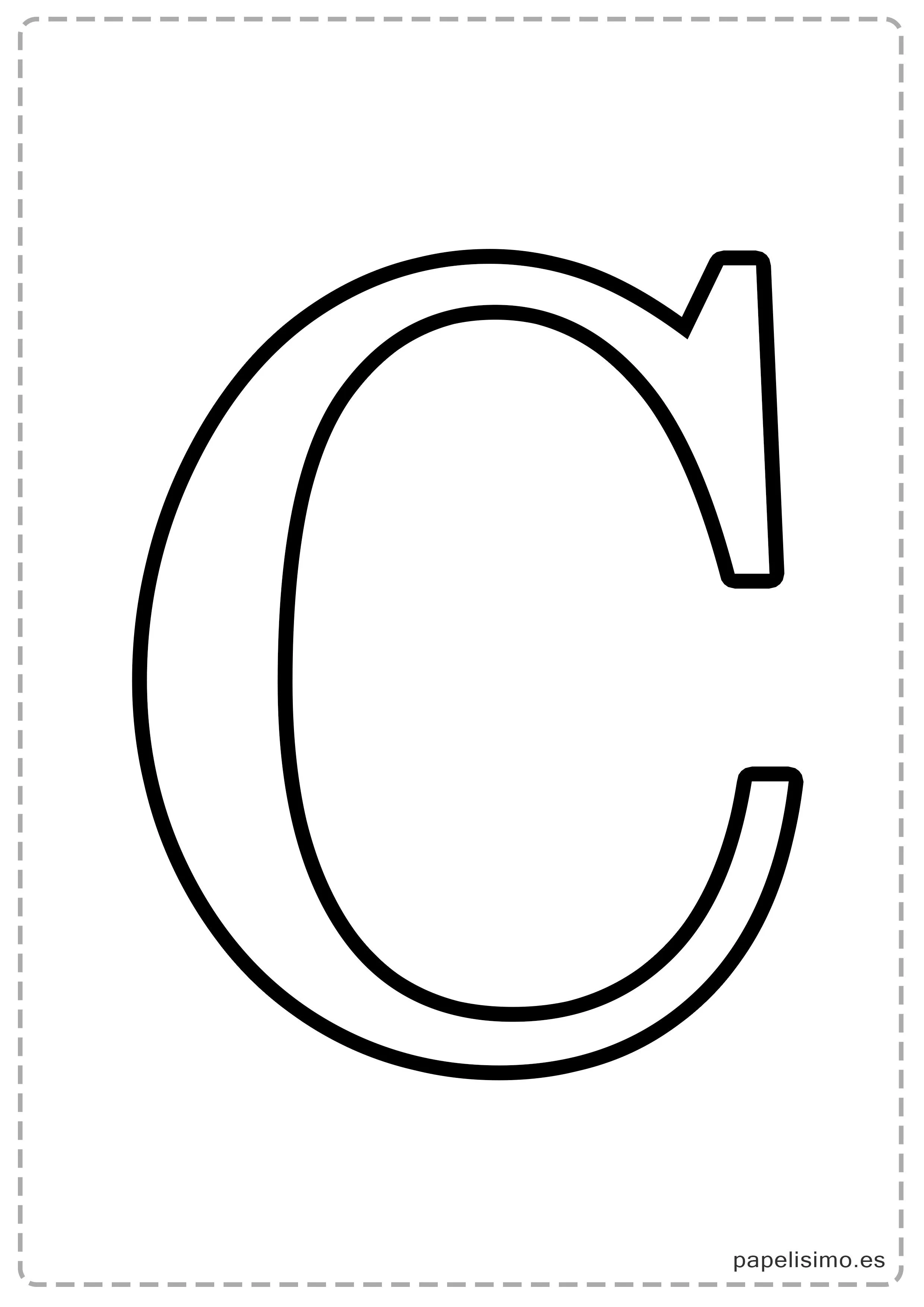 Letras grandes para imprimir - PAPELISIMO