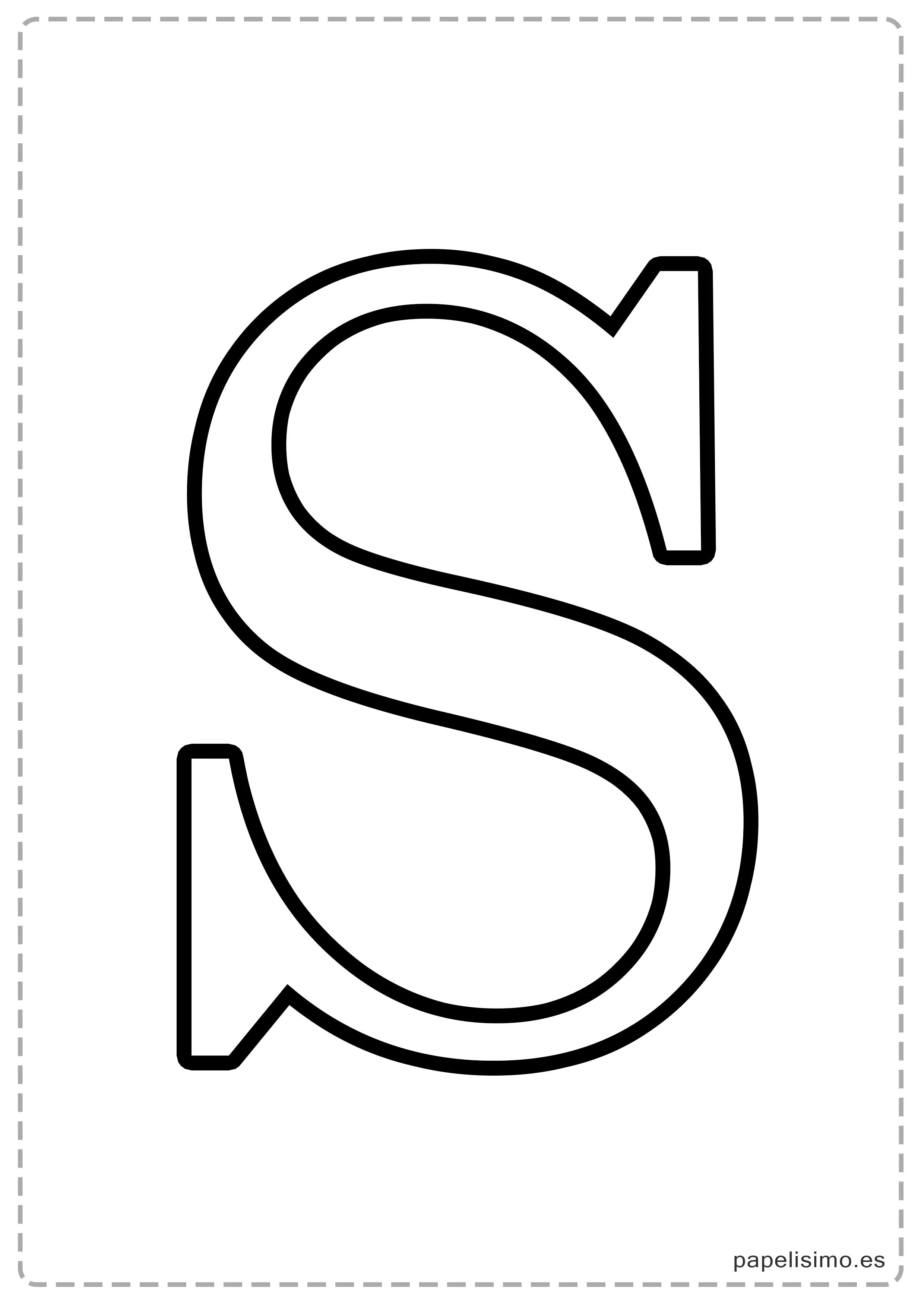 Letras grandes para imprimir | Papelisimo