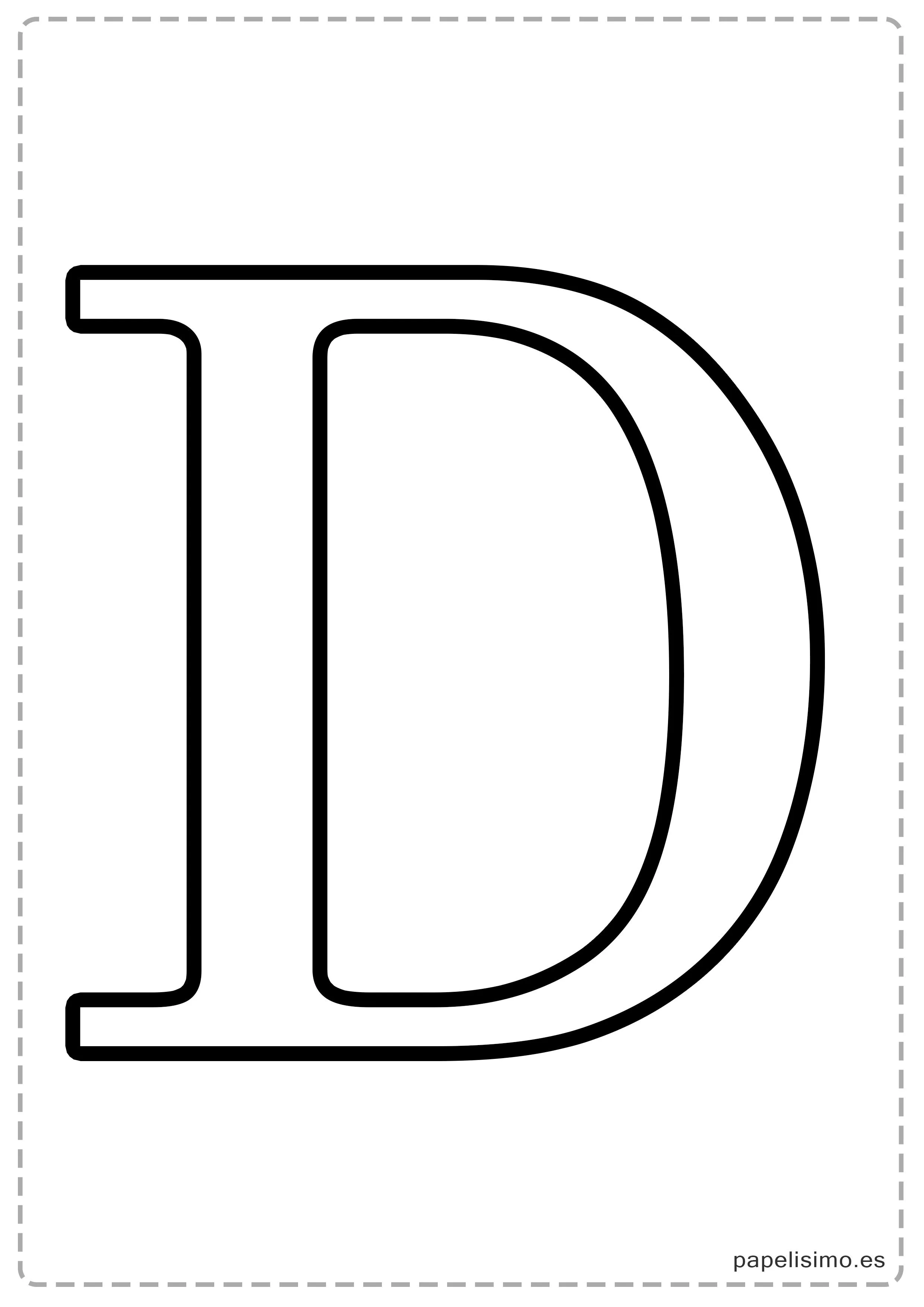 Letras grandes para imprimir | Papelisimo