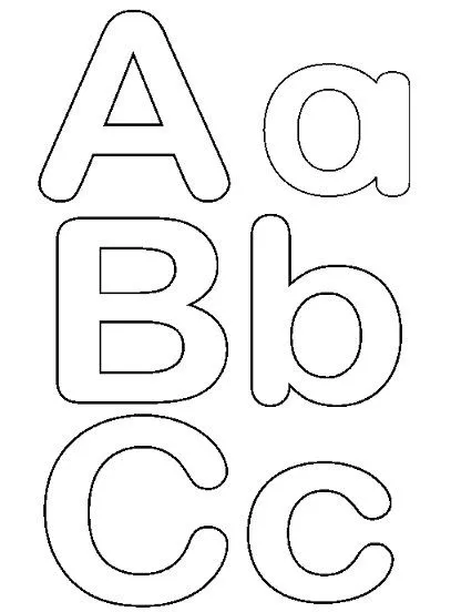 Molde de letras para imprimir e recortar - Imagui Molde de letras para imprimir e recortar - Imagui