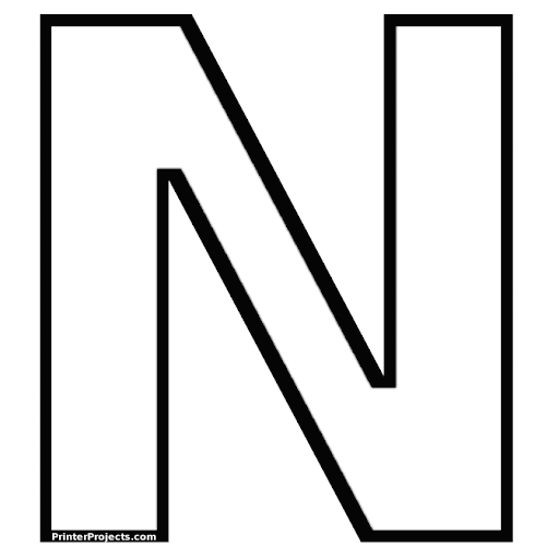 Letras grandes para imprimir e recortar - Imagui