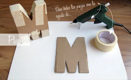 Cómo hacer Letras de lana | theoneandonlydesign Cómo hacer Letras de lana | theoneandonlydesign