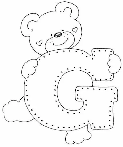 LETRAS Y MAS LETRAS ABECEDARIOS DE OSITOS PARA PINTAR | FICHAS ... LETRAS Y MAS LETRAS ABECEDARIOS DE OSITOS PARA PINTAR | FICHAS ...