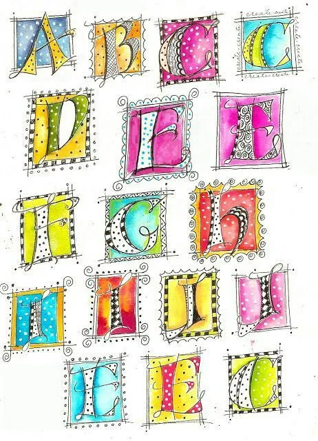 Letras lindas para tu libro de fotos | Decorar cuadernos ...