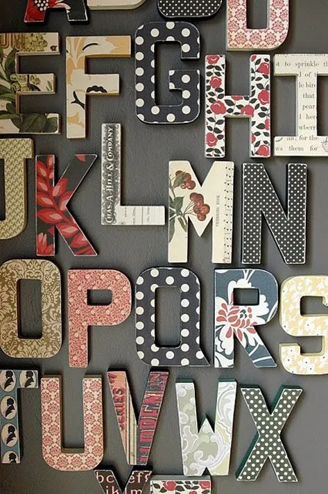 Letras de madera - Letras Decorativas